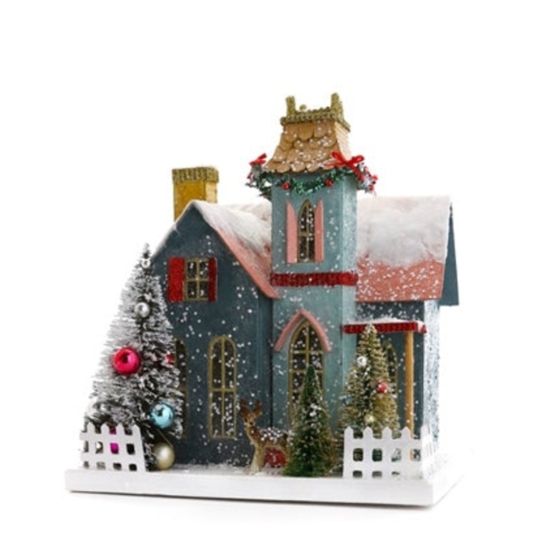 Victorian Cottage Putz House