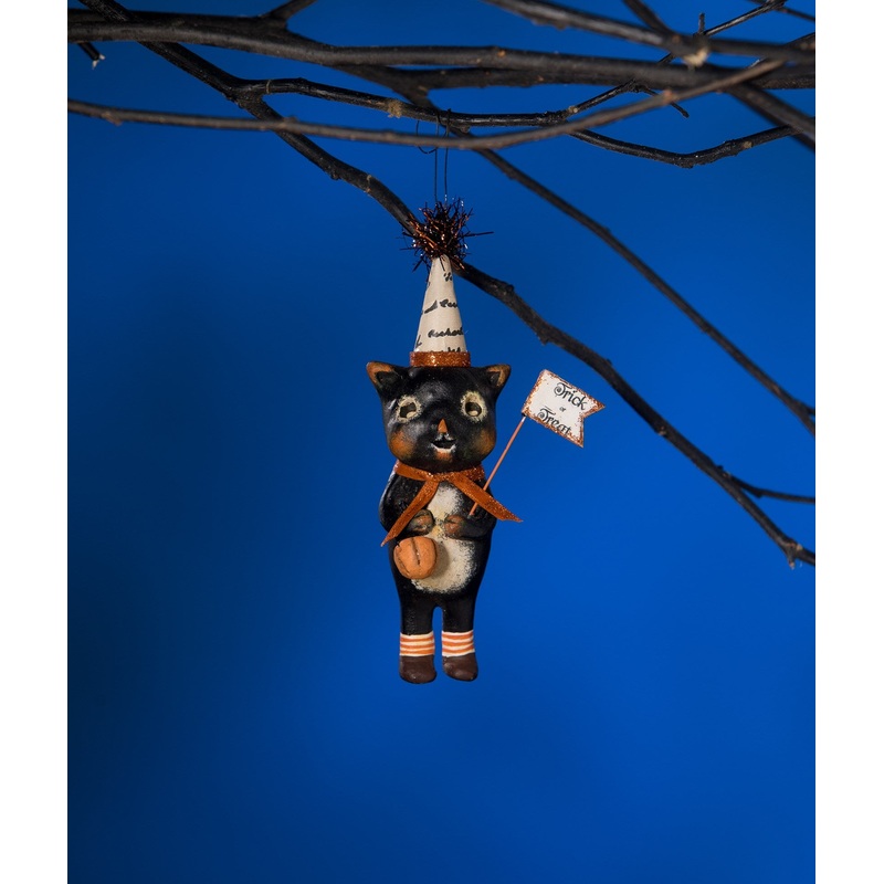 Trick or Treat Kitty Cat Ornament
