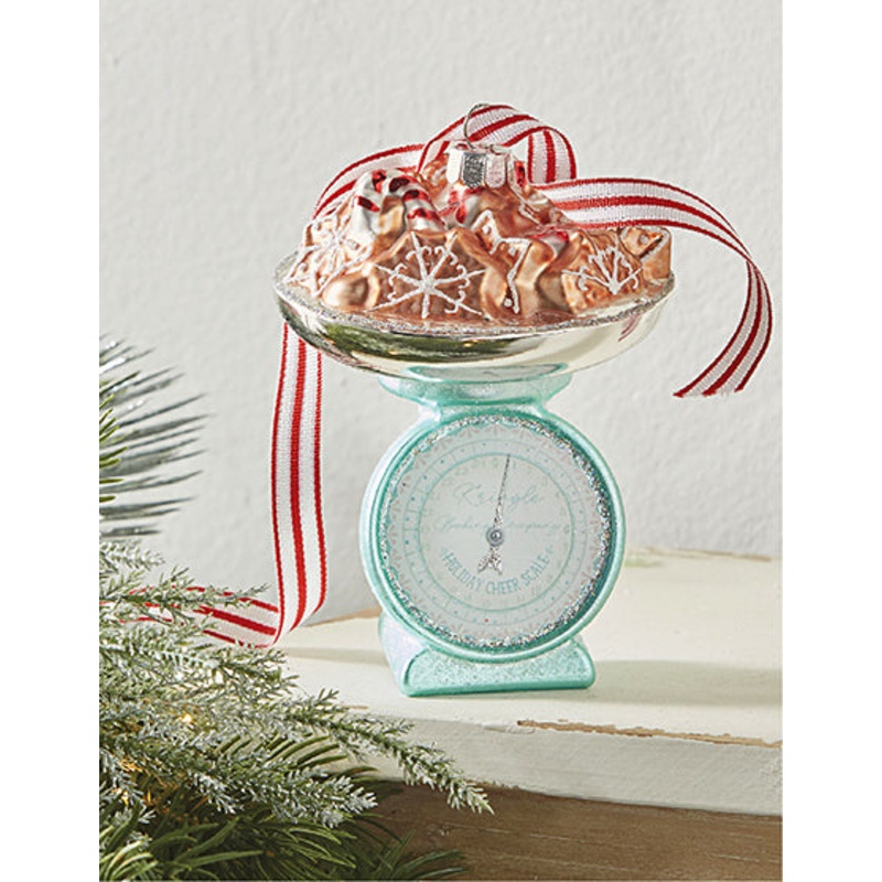 Vintage Kitchen Scale of Holiday Cheer Ornament