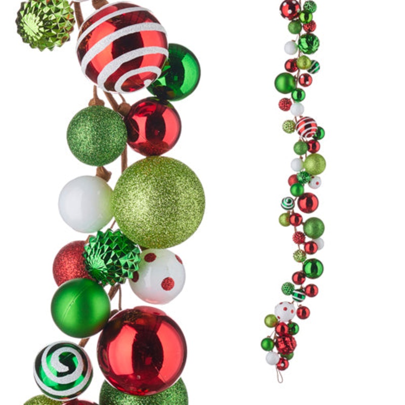 Whimsy Ornament Christmas Garland