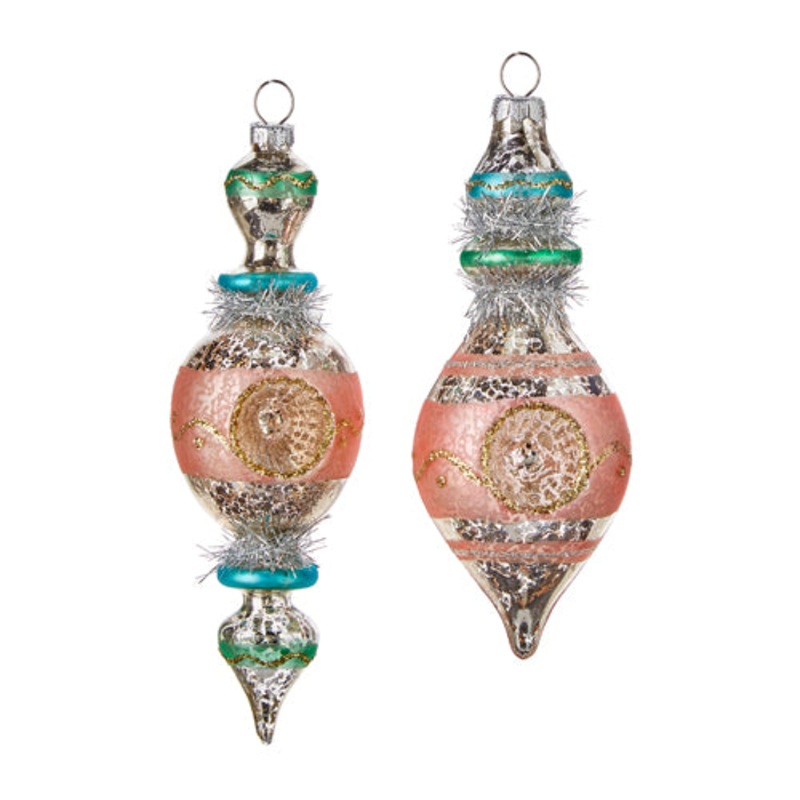 Vintage Pink Final Ornaments