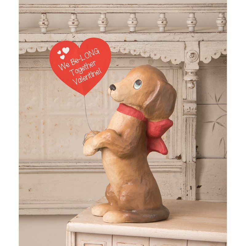 We Be-LONG Together Valentine Dog