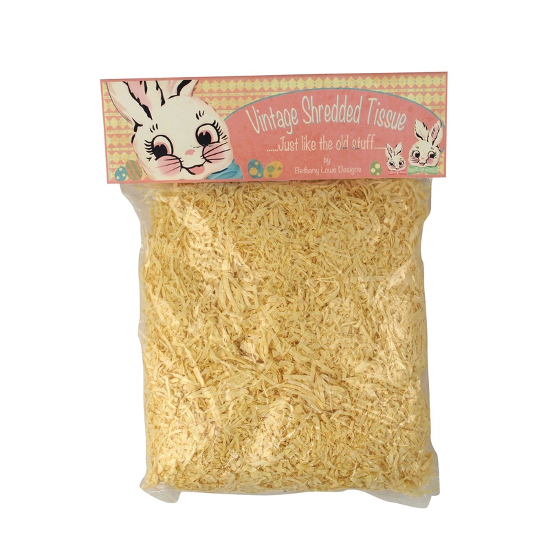Yellow Shredded Tissue Paper Easter Grass