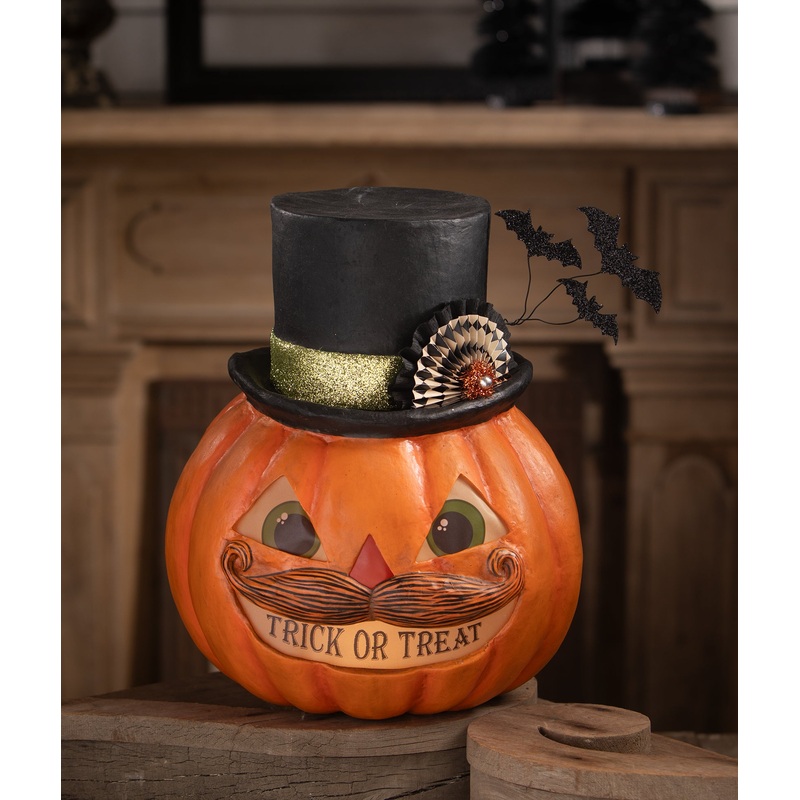 Trick or Treat Pumpkin Stache