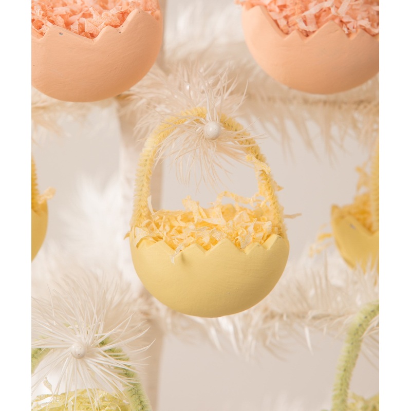 Yellow Cracked Egg Ornament