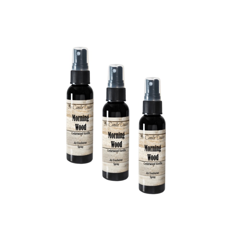 3 Pack – Morning Wood Spray – Cedarwood Vanilla Scented – Room/Car Air Freshener Spray  (3) 2 Ounce Spray Bottles