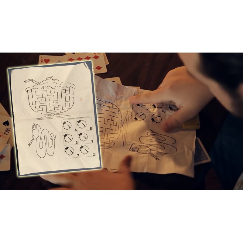 Unused Screen Prop Blue’s Activity Sheet Distractions from She Kills