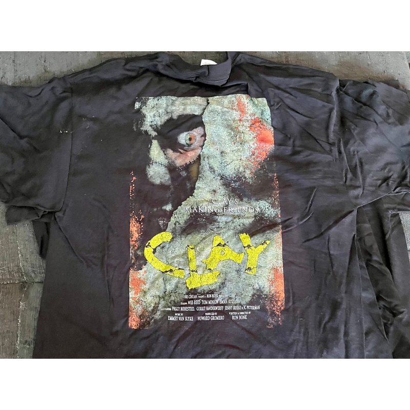 Vintage Mid-2000s B-Movie Fest T-Shirt LIMITED/RARE Clay Movie