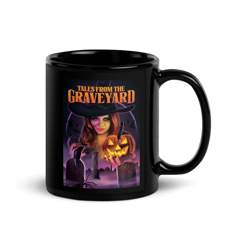 Tales from the Graveyard Black Glossy Mug