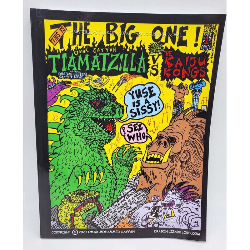 Tiamatzilla vs the Kaiju Kongs Omar Sayyah Dragon Lizard Lord