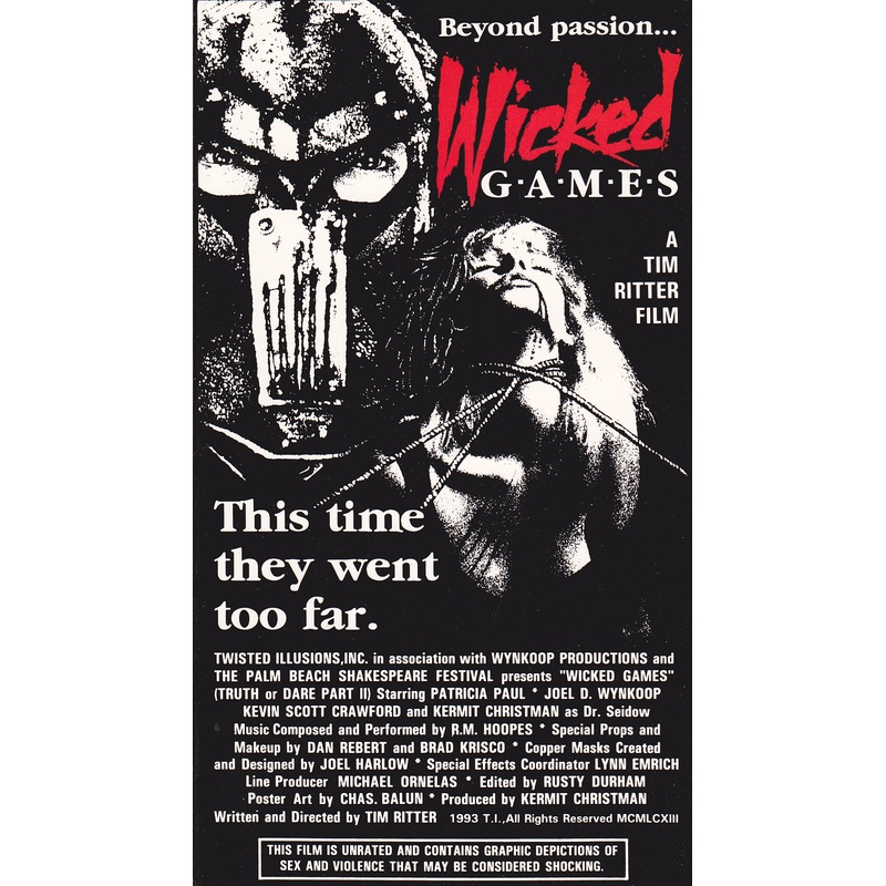 Wicked Games Bluray