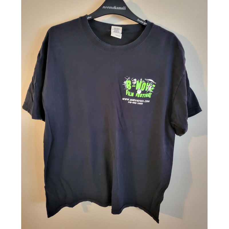Used B-Movie Film Festival Clay Large Black T-Shirt
