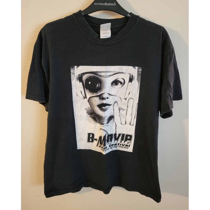 Used B-Movie Film Festival Future Large Black T-Shirt