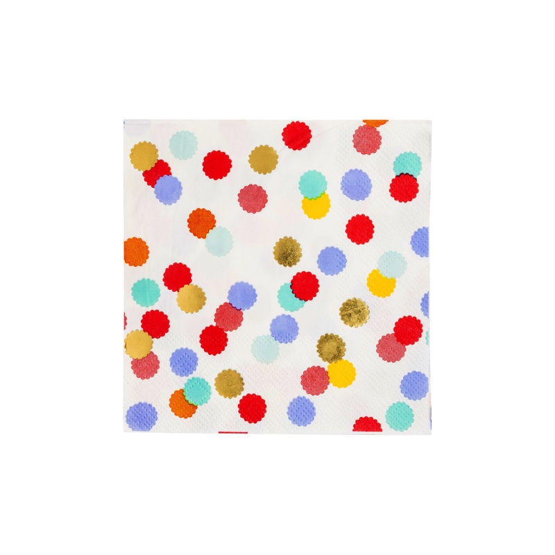 Bright Confetti Paper Napkins