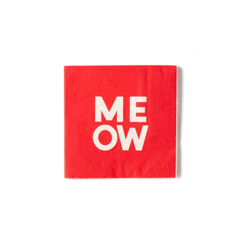 Party Animals Meow Cocktail Napkins