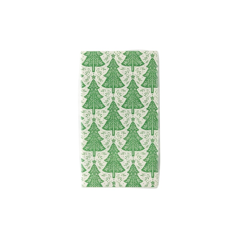 Nordic Christmas Tree Guest Towel Napkin