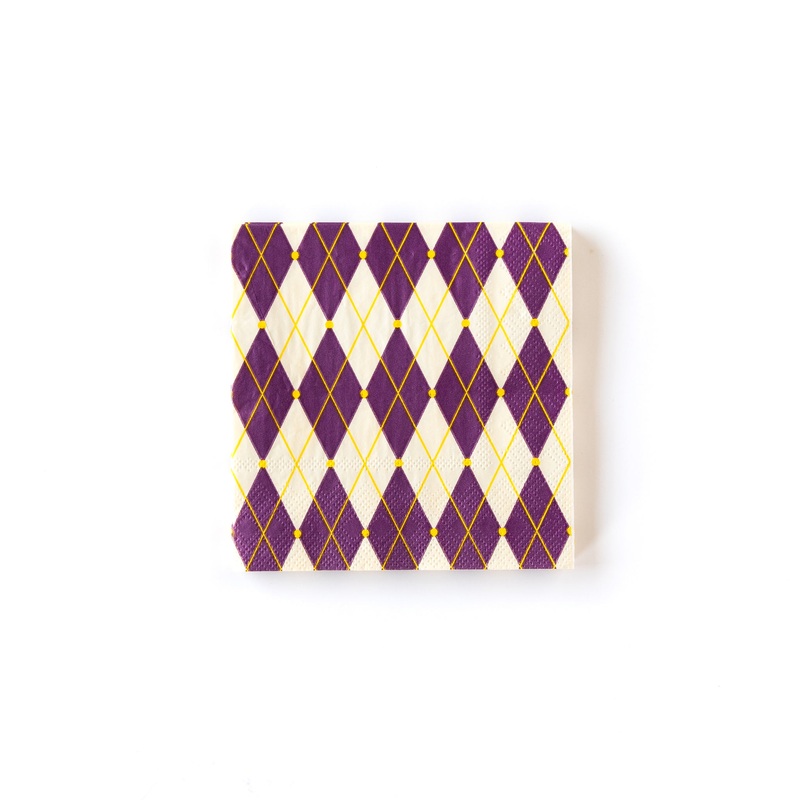 Mardi Gras Cocktail Napkin