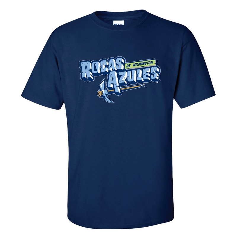 Adult Navy Rocas Azules Tee|Small|Medium|Large|XL|2X|3X|4X