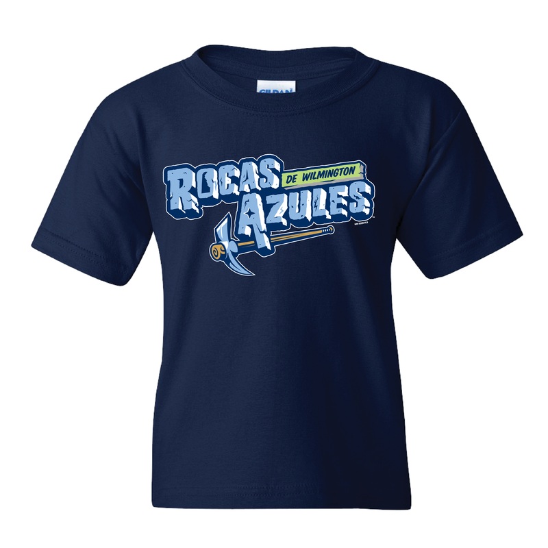 Youth Navy Rocas Azules Tee|Small|Medium|Large|XL