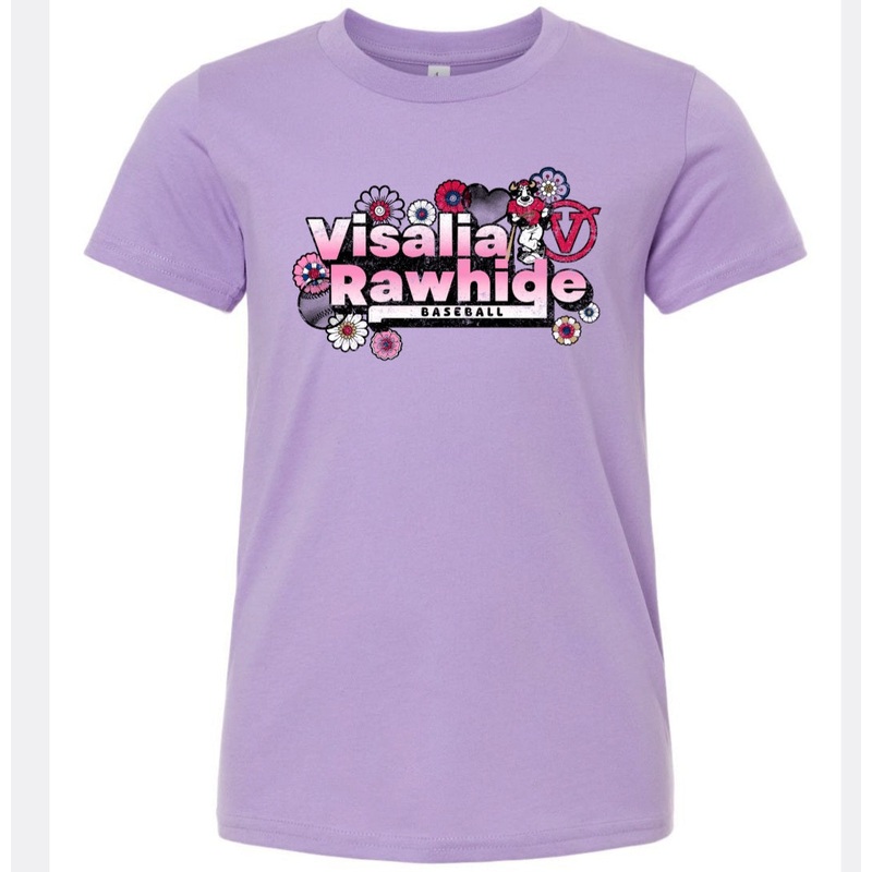 Youth Girls Flower Tee|Y Small|Y Medium|Y Large|Y XL