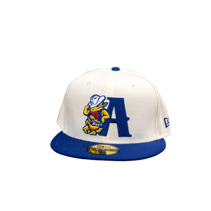 Amarillo Sod Poodles New Era White Lean A 59FIFTY