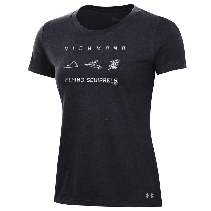 Richmond Flying Squirrels UA Women’s SS Perf Cotton Tee