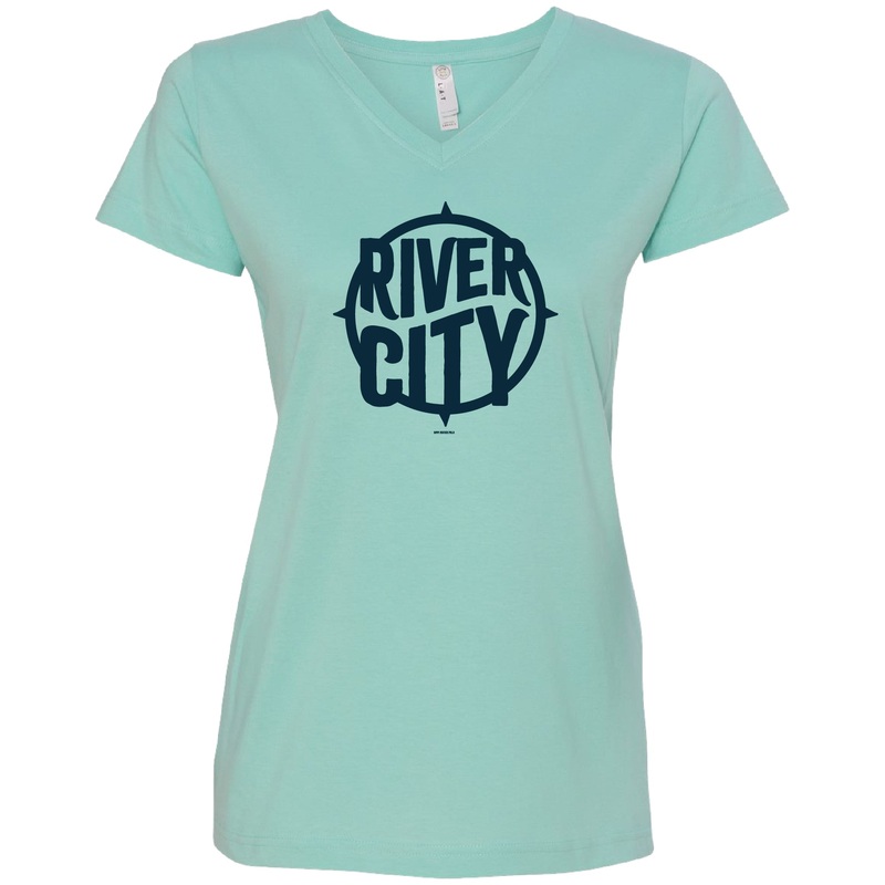 Richmond Flying Squirrels Women’s River City V-Neck Tee