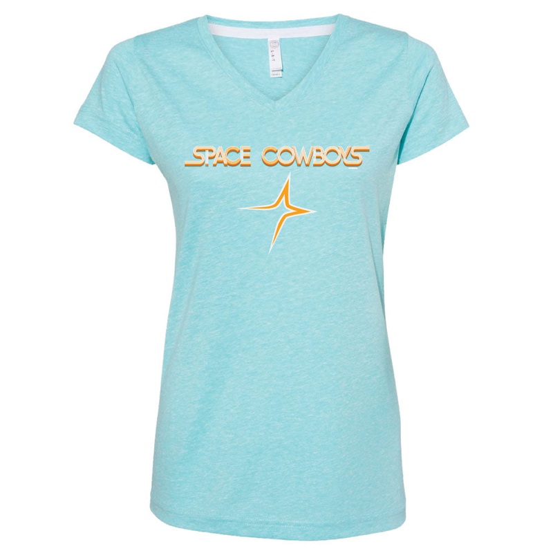 Sugar Land Space Cowboys Bimm Ridder Women’s Tee Fauxback Combo Logo – Final Sale