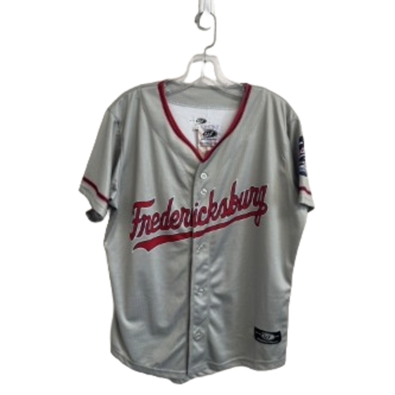 OT Sports Gray Fredericksburg Script Jersey