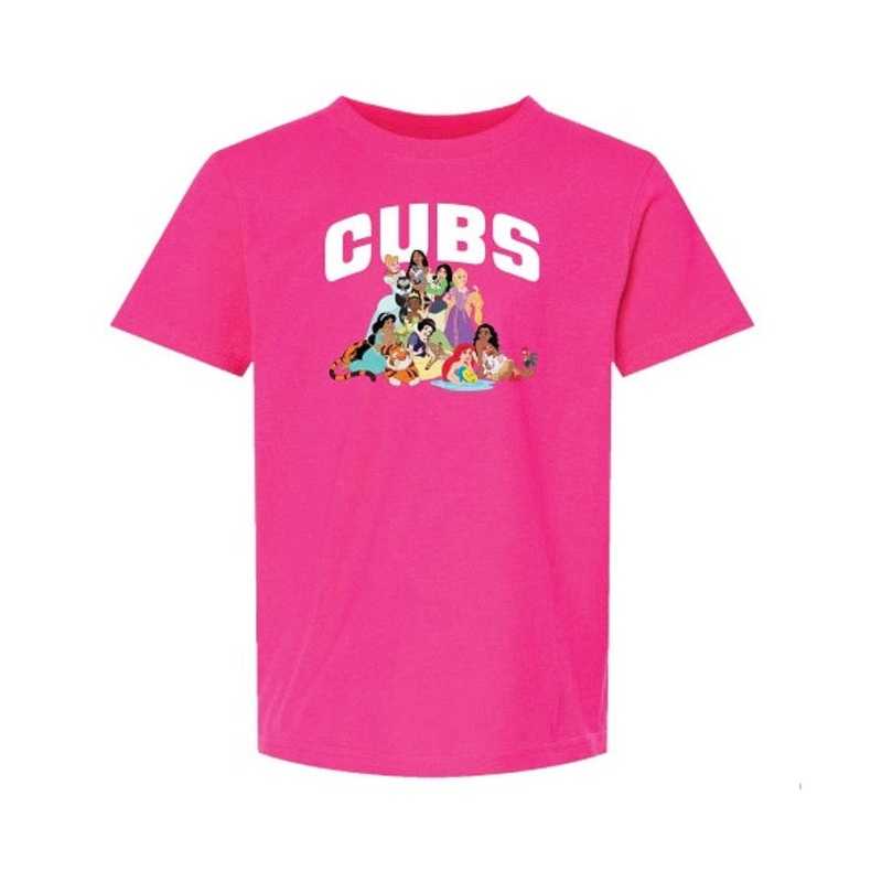 South Bend Cubs Disney Princess Toddler T-shirt