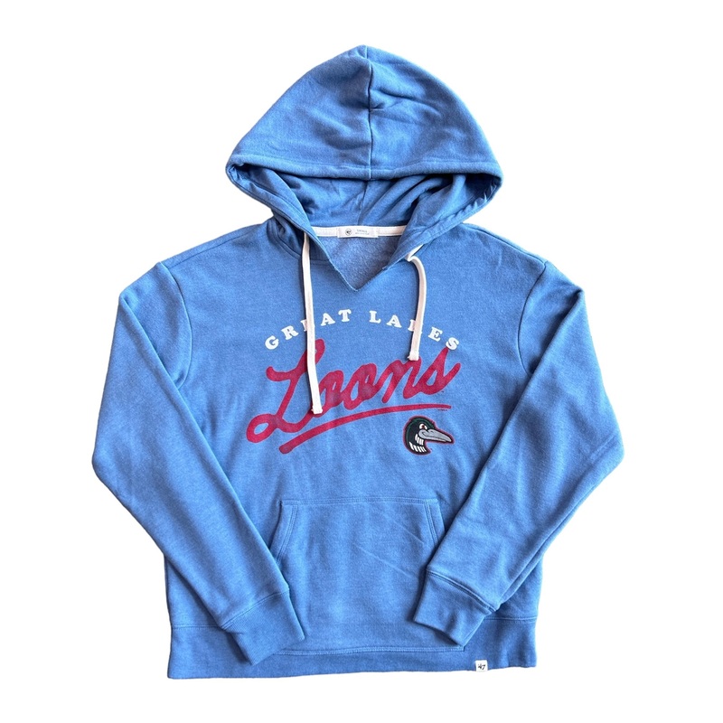 Great Lakes Loons ’47 Cadet Blue Hoodie – Women