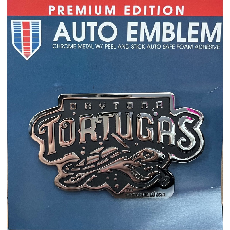 CHROME METAL AUTO DECAL
