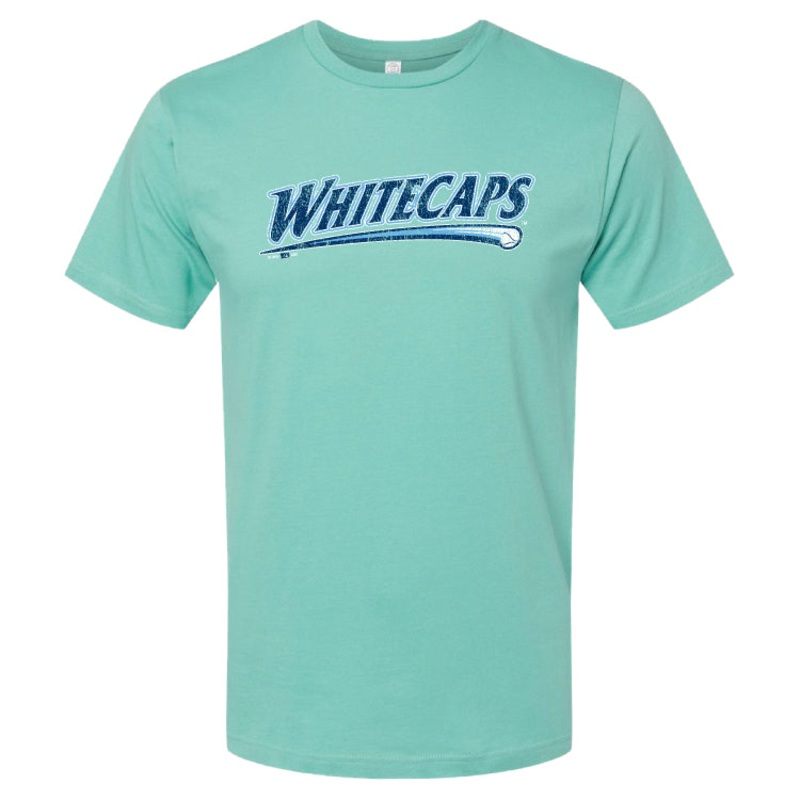 West Michigan Whitecaps Distressed Script Saltwater Tee