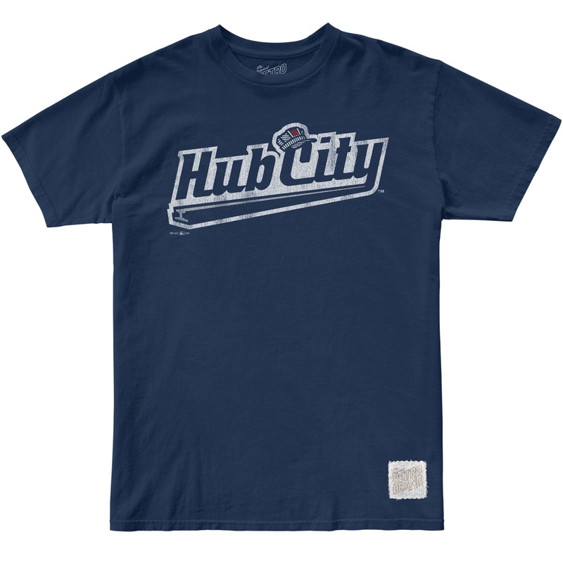 Youth Navy Hub City Retro Tee|XS|Small|Medium|Large|XL