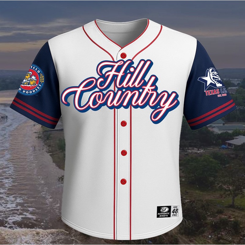 Amarillo Sod Poodles Unsigned Hill Country Jersey