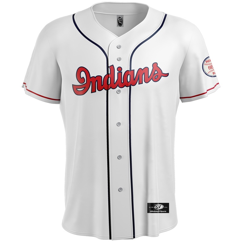 Indianapolis Indians Adult 1950’s Retro White Home Replica Jersey