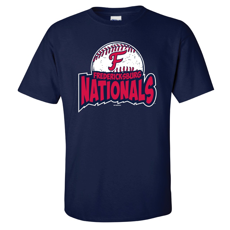 Youth Navy Fanable Short Sleeve Tee