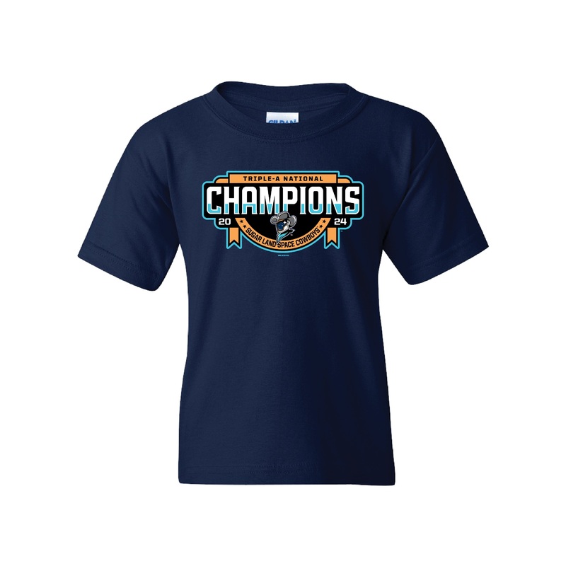 Sugar Land Space Cowboys Youth Tee National Champs 2024 – Final Sale