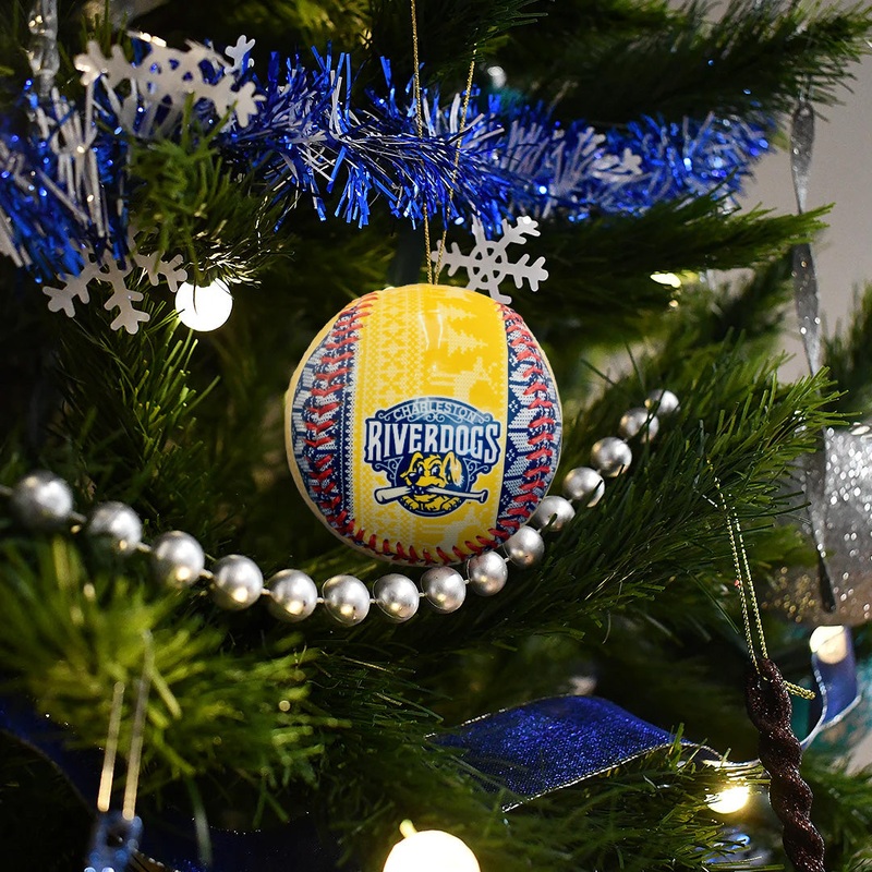 Holiday Baseball Ornament|Holiday Baseball Ornament