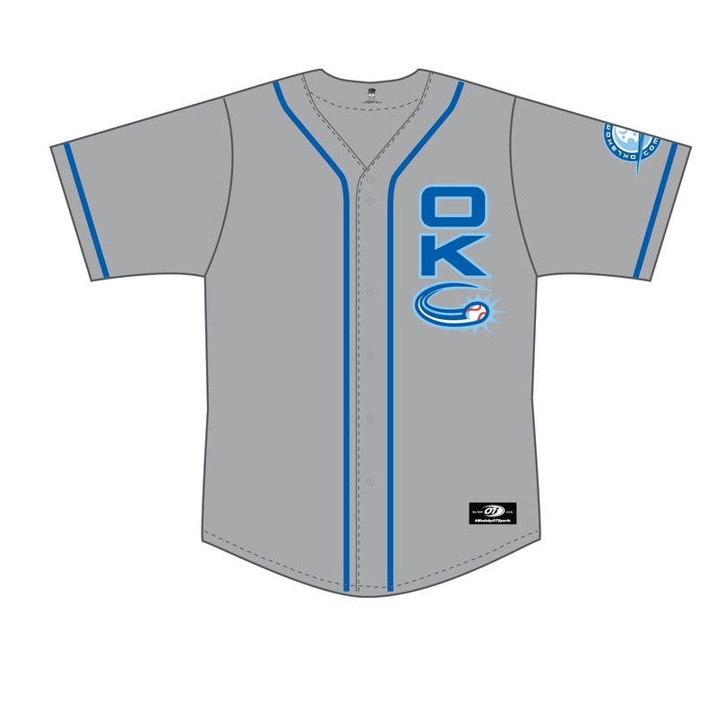OKC Comets Road Jersey Sublimated Replica
