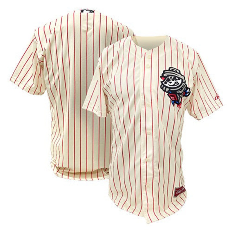 Adult Cream Pinstripe Jersey|Small|Medium|Large|XL|2X|3X|4X|5X