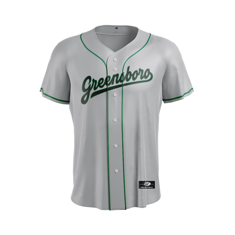 OT Sports Youth Road Jersey – Grey