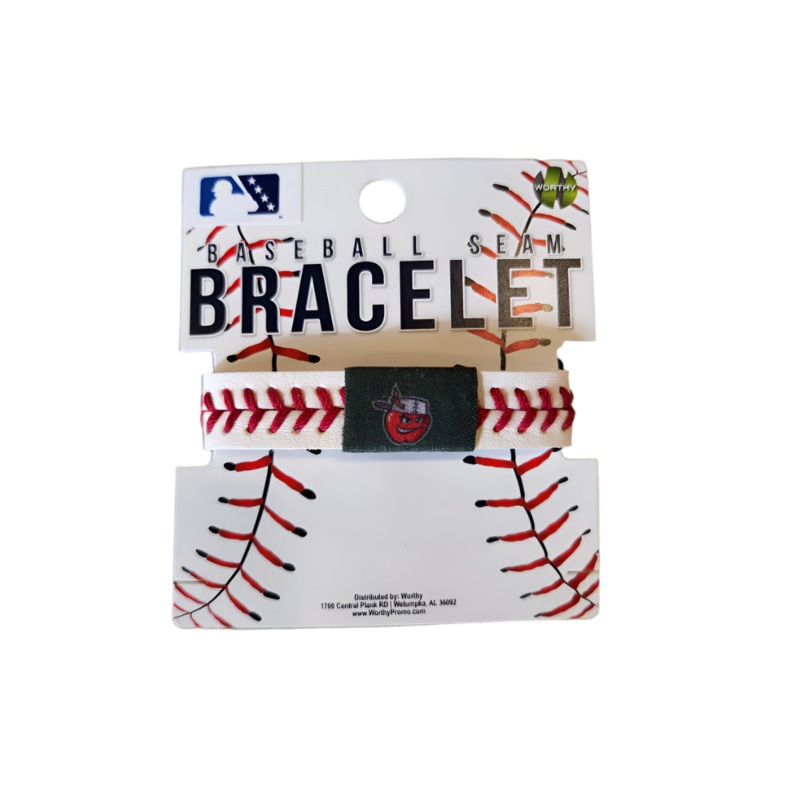 Fort Wayne TinCaps Baseball Seam Bracelet