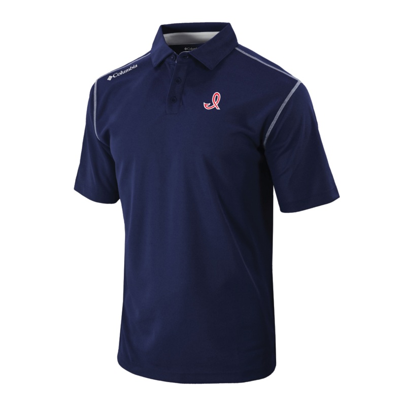 Indianapolis Indians Adult Columbia Navy 1950’s Shotgun Polo