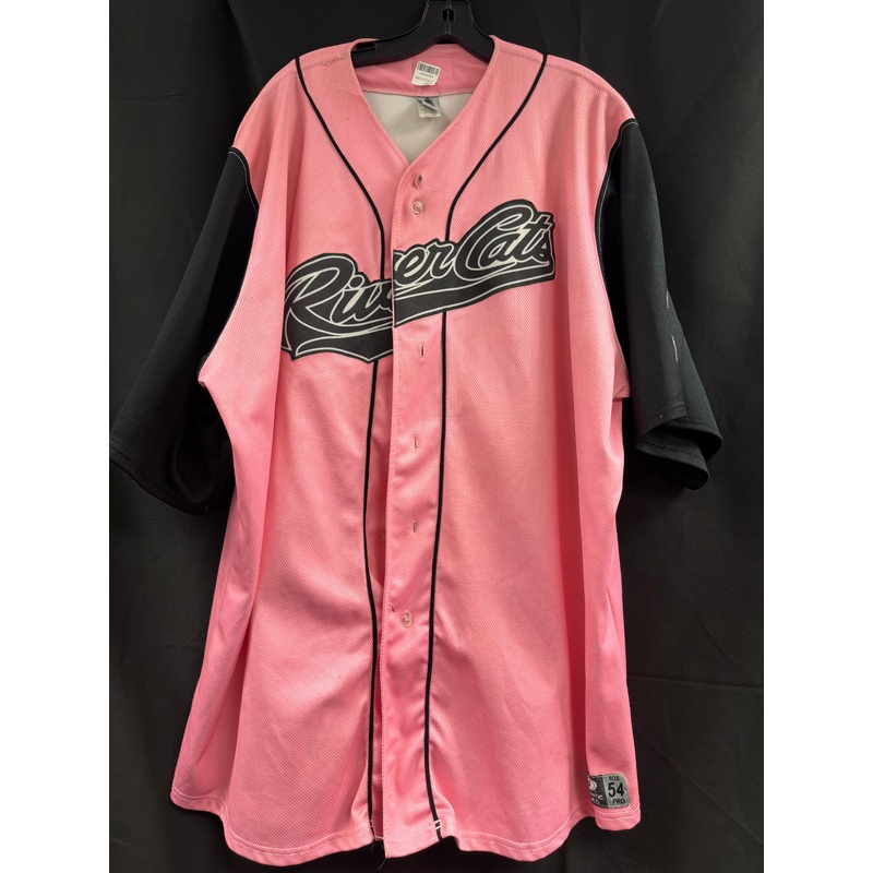 JERSEY PINK AND BLACK RIVER CATS #00-SIZE 52, SACRAMENTO RIVER CATS