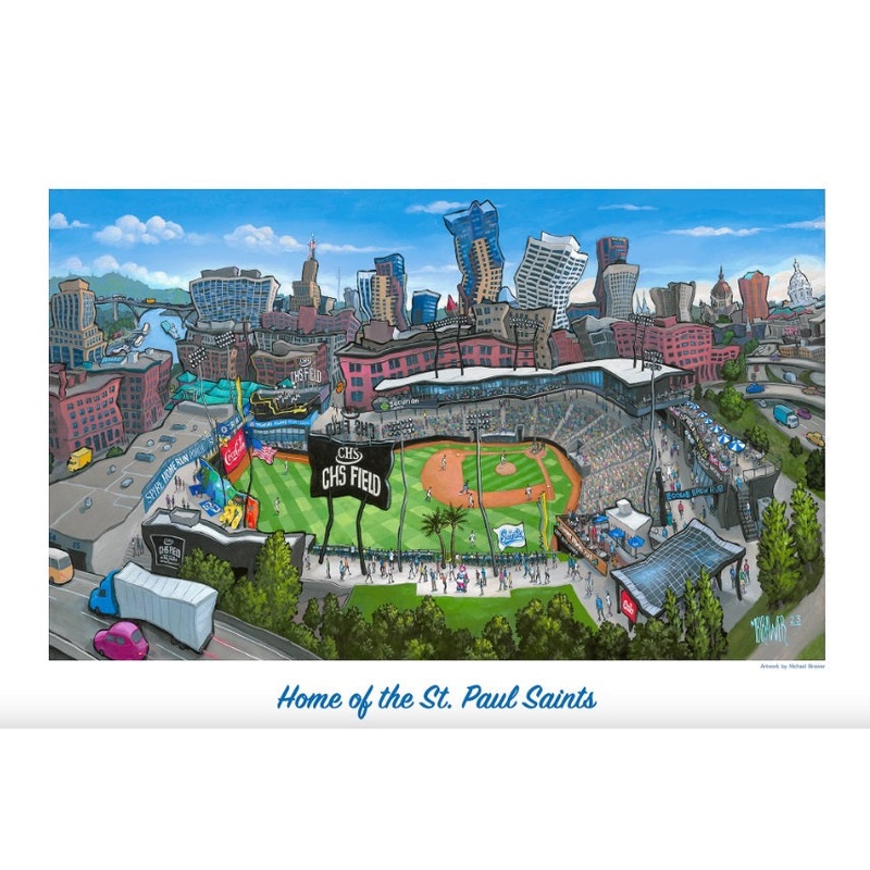 Saints Home of the Saints Print – Unframed