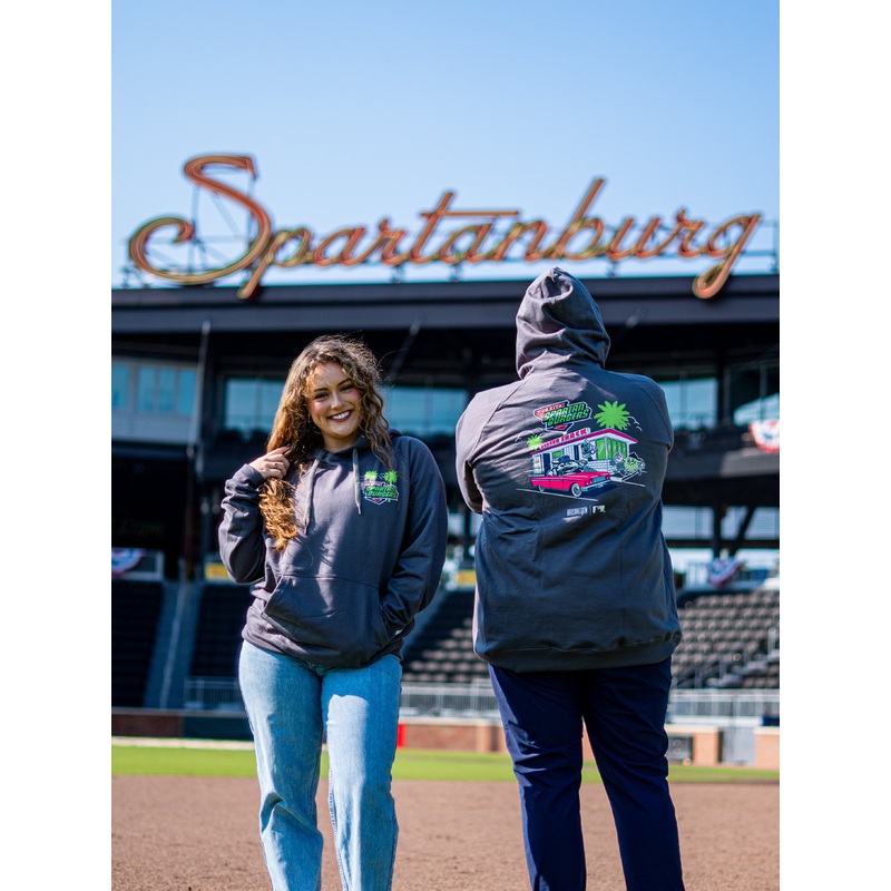 YOUTH Charcoal Grey National Cheeseburger Day Hoodie