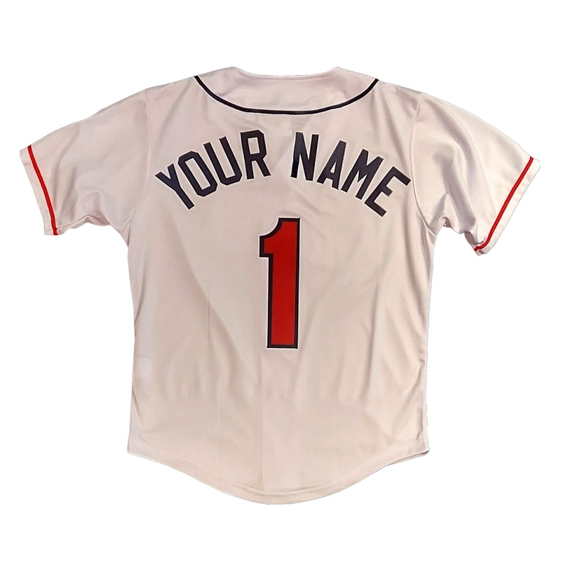 Indianapolis Indians Adult Customizable 1950’s Retro White Replica Jersey