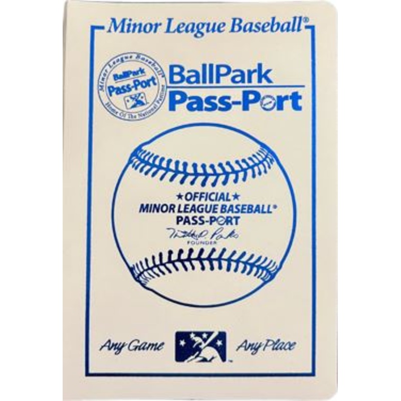 MINOR LEAGUE BASEBALL BALLPARK PASS-PORT