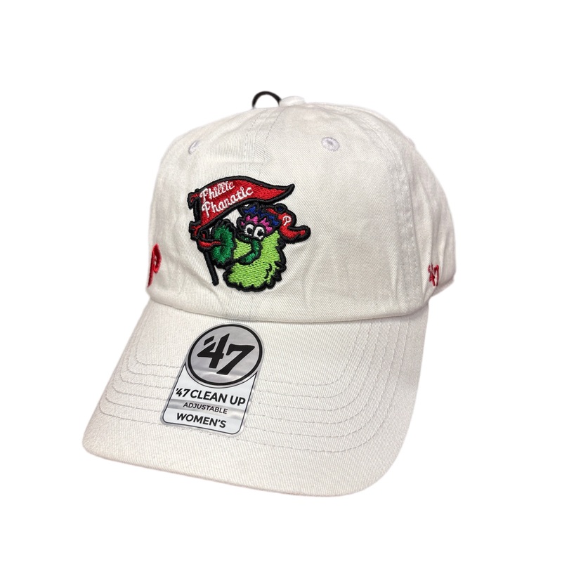 ’47 Philadelphia Phillies Womens White Confetti w/ Mascot Clean up Hat